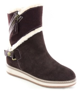 womens lined ankle boots