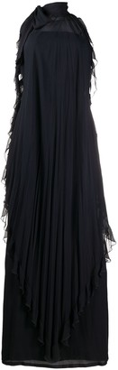 Valentino Pre-Owned 1970s Halterneck Ruffle Dress