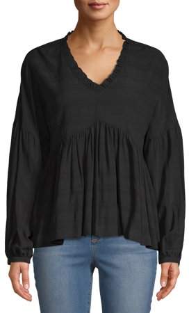 time and tru peasant top