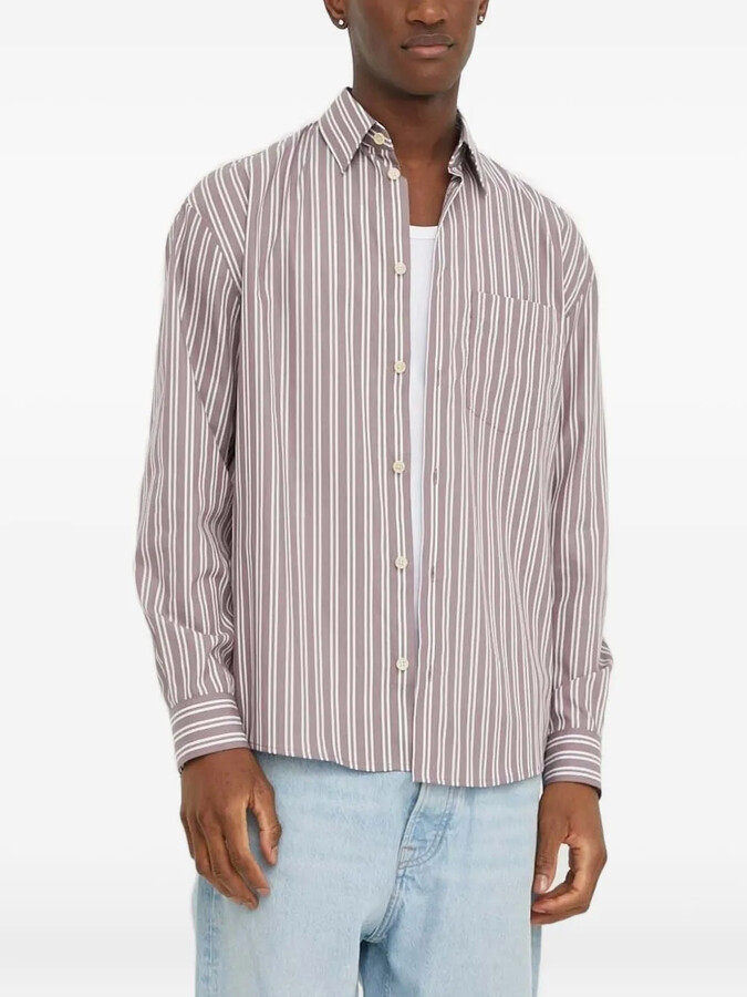 Drykorn Striped Long-Sleeve Shirt
