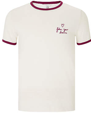John Lewis 7733 Children's Follow Your Dreams T-Shirt, Cream