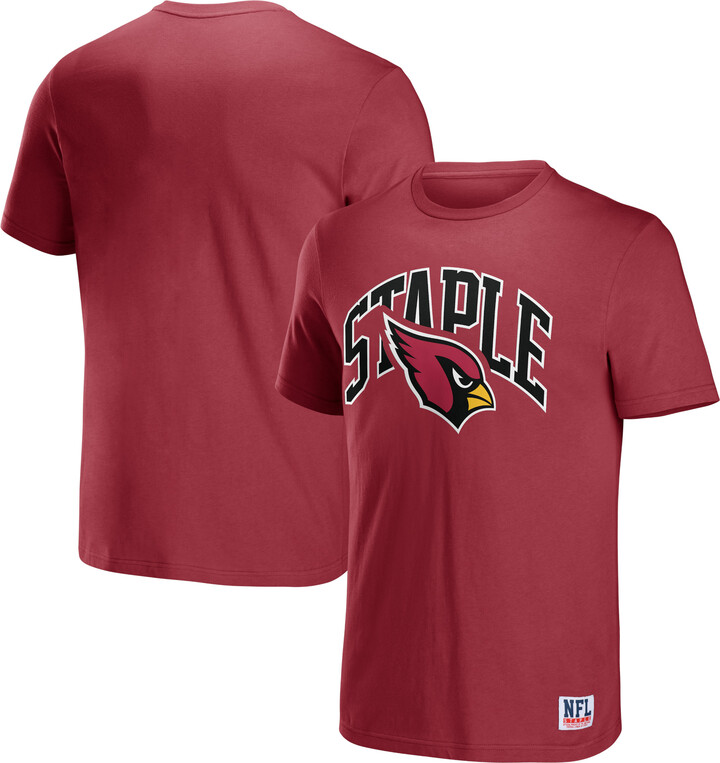 Staple Men's NFL x Cardinal Arizona Cardinals Logo Lockup T-Shirt