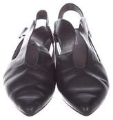 Thumbnail for your product : Marsèll Leather Pointed-Toe Flats