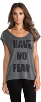 Thumbnail for your product : Haute Hippie Have No Fear Cap Sleeve Tee