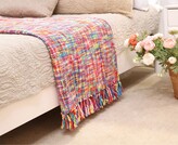 Thumbnail for your product : Battilo Tropical Style Rainbow Throw Blanket