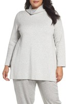 Thumbnail for your product : Eileen Fisher Reversible Funnel Neck Tunic Sweater