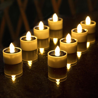 8-pack Solar Votive Tea Lights