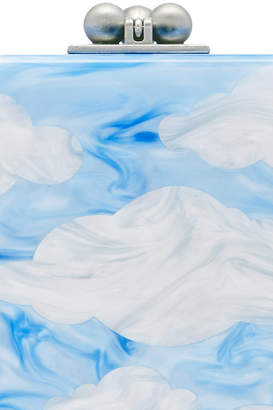 Edie Parker M’O Exclusive Painted Cloud Clutch