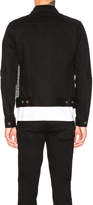 Thumbnail for your product : Givenchy Taping Denim Jacket in Black | FWRD