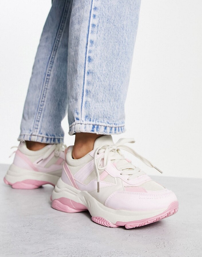 Koi Footwear Koi paneled chunky sneakers in pink mix ShopStyle