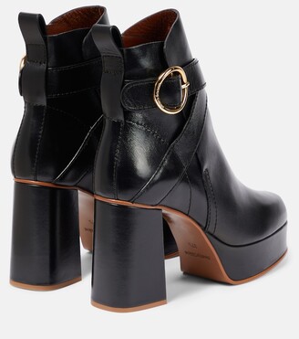 See by Chloe Lyna leather ankle boots