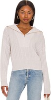 Thumbnail for your product : 525 Cashmere Cable Quarter Zip