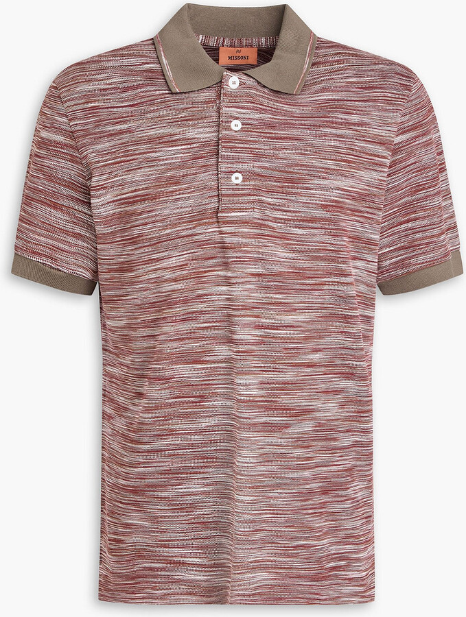 Missoni Space-dyed cotton polo shirt