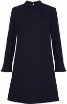 Thumbnail for your product : Goat Melody Ruffle-trimmed Wool-crepe Mini Dress