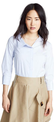 Monse Split Stripe Cotton Shirt