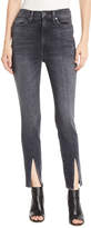 Thumbnail for your product : Alice + Olivia JEANS Good High-Rise Skinny Jeans with Front Slit