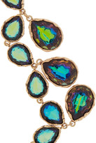 Thumbnail for your product : Oscar de la Renta Gold-tone crystal necklace