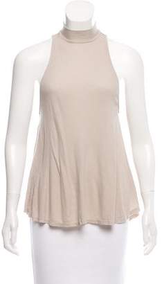 Enza Costa Sleeveless Fluted Top