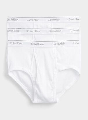 Calvin Klein Men's White Briefs