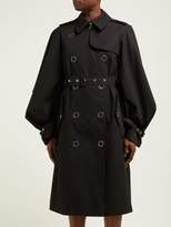 Thumbnail for your product : Burberry Double-breasted Cotton-gabardine Trench Coat - Womens - Black