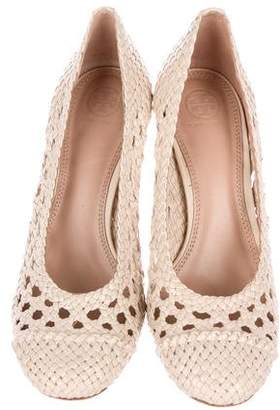 Tory Burch Woven Leather Pumps