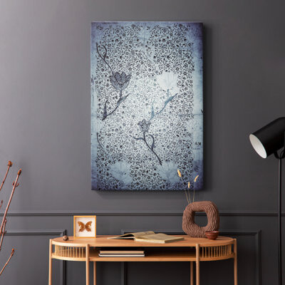 Lark Manor Vintage Abstract Print CLVIII -Gallery Wrapped Cavas