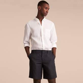 Burberry Lightweight Linen Shorts
