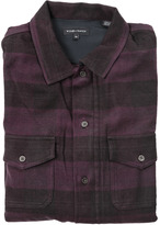 Thumbnail for your product : Wings + Horns WINGS & HORNS Tartan Flannel Zip Up Shirt
