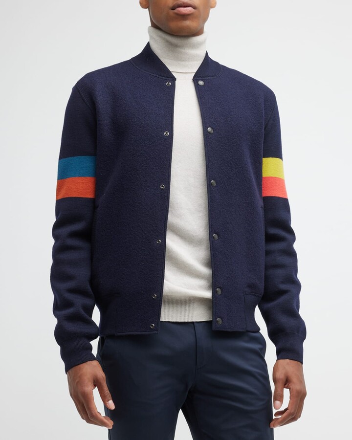 Paul Smith Men's Knit Bomber Jacket ShopStyle