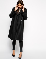 Thumbnail for your product : Sisley Double Breasted Coat in Wool