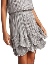 Thumbnail for your product : Halston Metallic Pleated Dress