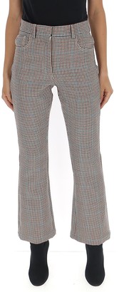 off white houndstooth pants