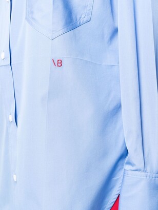 Victoria Beckham Long-Sleeve Cotton Shirt