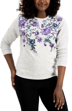 karen scott petite sweatshirts