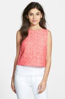 Thumbnail for your product : Vince Camuto Sleeveless Crop Shell (Regular & Petite)