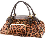 Thumbnail for your product : Dolce & Gabbana Ponyhair & Leather Handle Bag