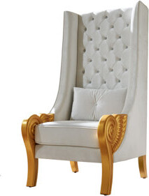 Rosdorf Park A&x High-back Throne Chair With Carved Details – 62.5'' H