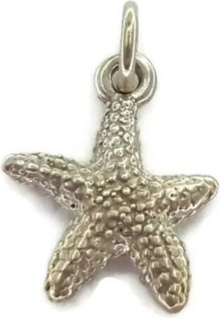 Etsy Starfish Charm Pendant .925 Sterling Silver