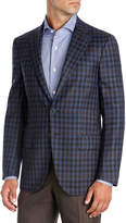 Thumbnail for your product : Isaia Check Super 140s Wool Two-Button Sport Coat