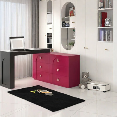 Zacklyo Simple Multi Color Dresser