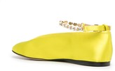 Thumbnail for your product : J.W.Anderson Ankle Bracelet Satin Ballerina Shoes