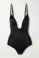 Thumbnail for your product : Spanx Suit Your Fancy Stretch-jersey Thong Bodysuit - Black - medium