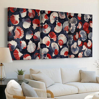 Longshore Tides NAUTICAL Series CCCXIII -Custom Wrapped Gallery Canvas - 3 Pieces