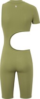 Thumbnail for your product : Yes Flâneuse Mag Jumpsuit With Side Window Cut-Out Calliste Green