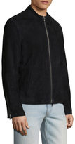 Thumbnail for your product : John Varvatos Solid Suede Racer Jacket
