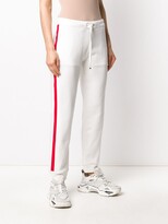 Thumbnail for your product : Moncler Stripe Detail Logo Track Trousers