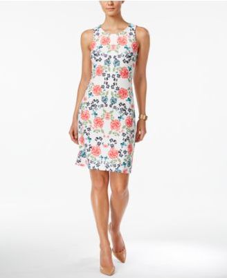 Charter Club Floral-Print Sheath Dress, Only at Macy's