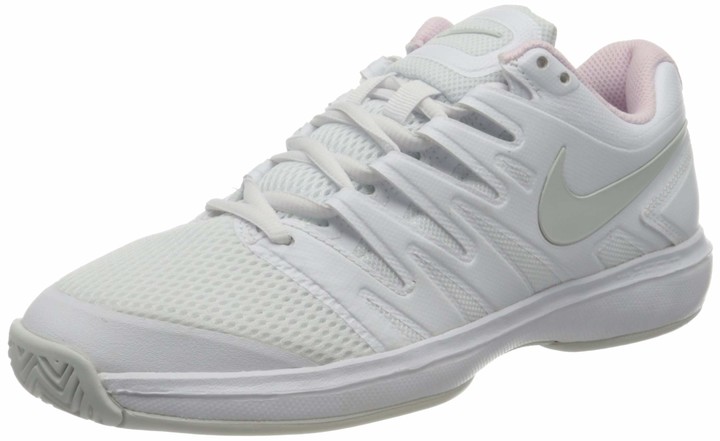 Nike Air Zoom Prestige Prestige HC Womens Tennis Shoes White  (White/Black-Pink Foam 105) 5 UK (38.5 EU) - ShopStyle