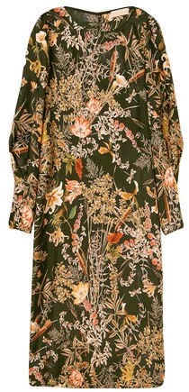 Momonì Albi Dress In Printed Silk Twill - ShopStyle