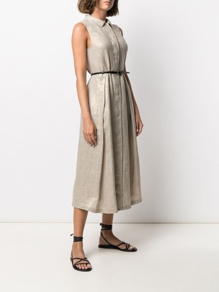 Seventy Belted-Waist Shirt Dress